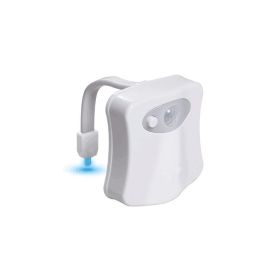 1pc 16 Colors Toilet Light, Human Motion Sensor Night Light, Bathroom Accessories