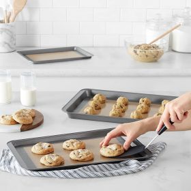 2-pack of non-stick silicone baking mats with macaron cookie template for easy and reliable baking
