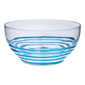 Swirl Acrylic Serving Bowls, Unbreakable Large Plastic Bowls, Soup Bowls, Salad Bowls, Cereal Bowl for Snacks, BPA Free