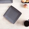 Better Homes & Gardens Dark Gray Square-Shaped Stoneware Salad Plate