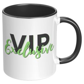 Coffee Cup, Accent Ceramic Mug 11oz, Vip Exclusive Green