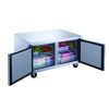 2 Door Commercial Undercounter Refrigerator made by stainless steel 48.125 in. W 12.2 cu.ft.