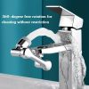 1pc, 1080 ° Swivel Faucet Extender, ABS Universal Sink-Water Aerator, Kitchen Bathroom 1080 ° Angle Rotatable Spray Attachment, Multifunctional Roboti