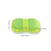 1pc Car Wash Mitt Chenille Microfiber Wash Sponge Scratch Free; Ultra Absorbent Microfiber Waffle Drying Towel For Car Detailing; Green; 9.05in*5.11in