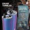 TAL Stainless Steel Tumbler 25 oz, Purple Rainbow