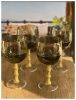 Palm Tree Plastic Wine Glasses Set of 4 (16oz), BPA Free Acrylic Wine Glass Set, Unbreakable Red Wine Glasses, White Wine Glasses