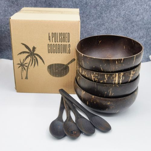 Natural Coconut Old Shell Bowl