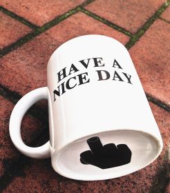 Have A Nice Day Mug Ceramic Coffee Cup (Option: White-301 To 400ml)