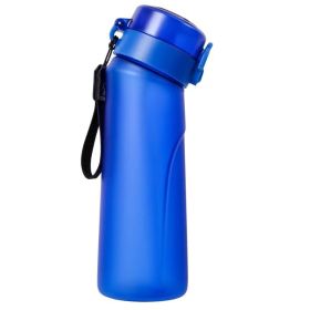 Fashion Simple Drinking Water Water Bottle Cup (Option: Blue-650ML)