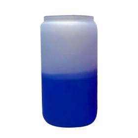 Gradient Color Sublimation Glass (Option: Cold Water Change Dark Blue-16oz)