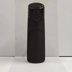 Fashion Simple Drinking Water Water Bottle Cup (Option: Matte Black-650ml)