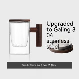 Original Heat-resistant Borosilicate Glass Tea Cup (Option: Musheng Cup 7A-301 400ml)