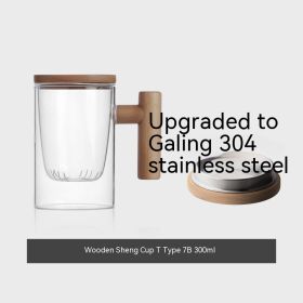 Original Heat-resistant Borosilicate Glass Tea Cup (Option: Musheng Cup 7B-301 400ml)