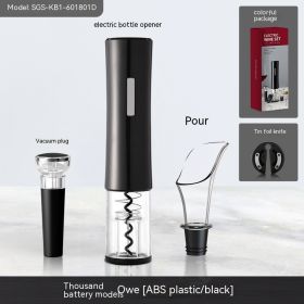 Electric Bottle Opener Household Creative Wine Stopper Cross-border Screwdriver Automatic (Option: Suit-Neutral English Color Box)