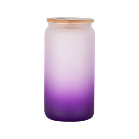 Gradient Color Sublimation Glass (Option: Purple Gradient-16oz)