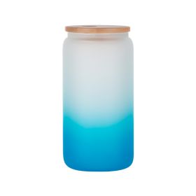 Gradient Color Sublimation Glass (Option: Light Blue Gradient-16oz)