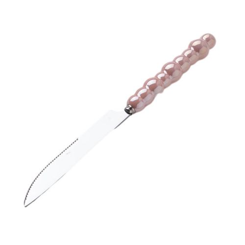 Light Luxury Ceramic Pearl Handle Knife Fork And Spoon Creative Stainless Steel Tableware Light Luxury Ceramic Pearl Handle Knife Fork And Spoon Creative Stainless Steel Tableware