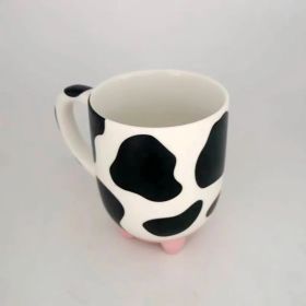 Creative Cute Cow Cartoon Ceramic Cup (Option: White-301 400ml)