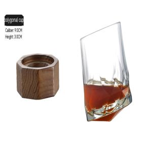 Shake Whiskey Glass Handmade (Option: Set)