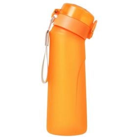 Fashion Simple Drinking Water Water Bottle Cup (Option: Orange-650ml)