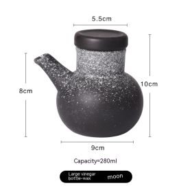 Creative Japanese Ceramic Seasoning Pot Household Vinegar Bottle (Option: Lunar December 280ml)