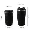 1pc; Stainless Steel Vacuum Insulated Tumbler; Coffee Travel Mug Spill Proof With Lid; Thermos Cup For Keep Hot/Ice Coffee; Tea And Beer