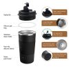 1pc; Stainless Steel Vacuum Insulated Tumbler; Coffee Travel Mug Spill Proof With Lid; Thermos Cup For Keep Hot/Ice Coffee; Tea And Beer