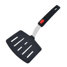 1pc Silicone Spatula Turner; Frying Shovel; Nonstick & Heat Resistant Cooking Spatulas Cookware; Large Flexible Kitchen Utensils BPA (Items: Slotted Spatula)