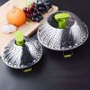 1pc; Foldable Steamer Rack; Stainless Steel Steamer Basket; Folding Steamer Insert For Veggie; Fish; Seafood; Bun; And More; Kitchen Gadgets; Kitchen