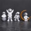 4pcs Small Creative Astronaut Ornaments; Desktop Ornaments; TV Cabinet Ornaments