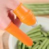 6pcs Garden Silicone Thumb Knife With Anti-Cut Finger Cot Kit; Gardening Pruning Tools For Harvesting Fruits And Vegetables