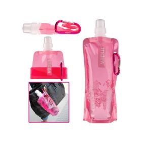 Outdoor Portable Folding Drinking Bag (Option: Pink-500ML)