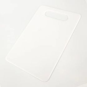 Fruit And Vegetable Plastic Cutting Board Barbecue Picnic Travel Disposable (Option: White Slash Pockets-Square)
